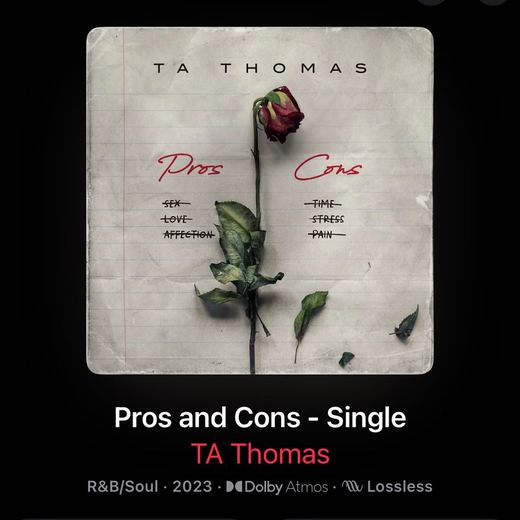 Pros and Cons — TA Thomas